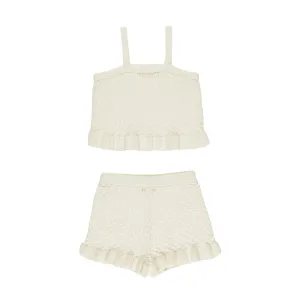Crochet Tank Set | Ivory