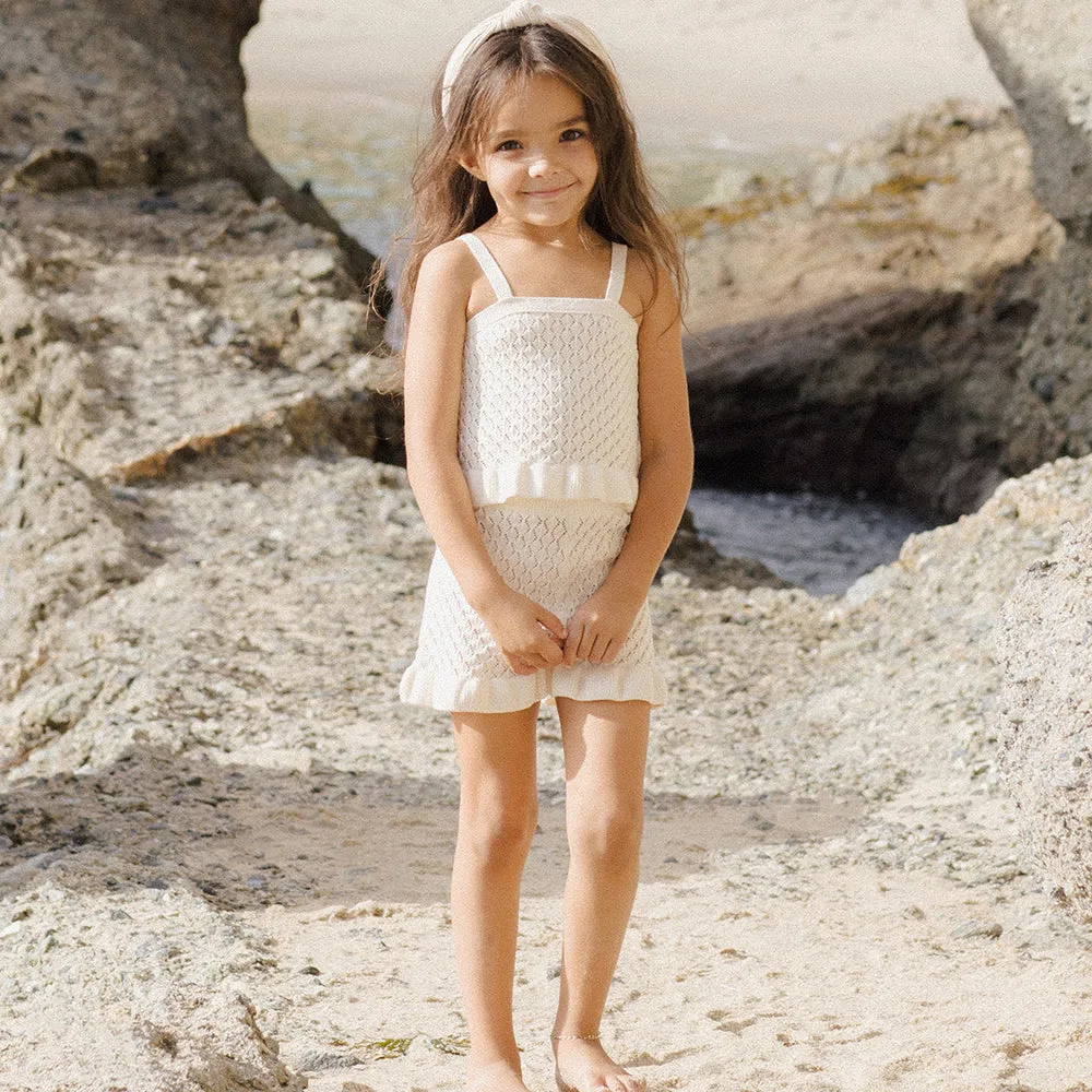 Crochet Tank Set | Ivory