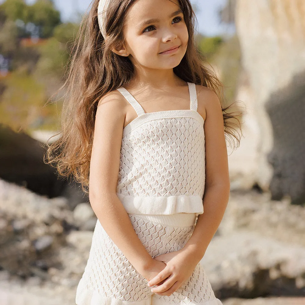 Crochet Tank Set | Ivory