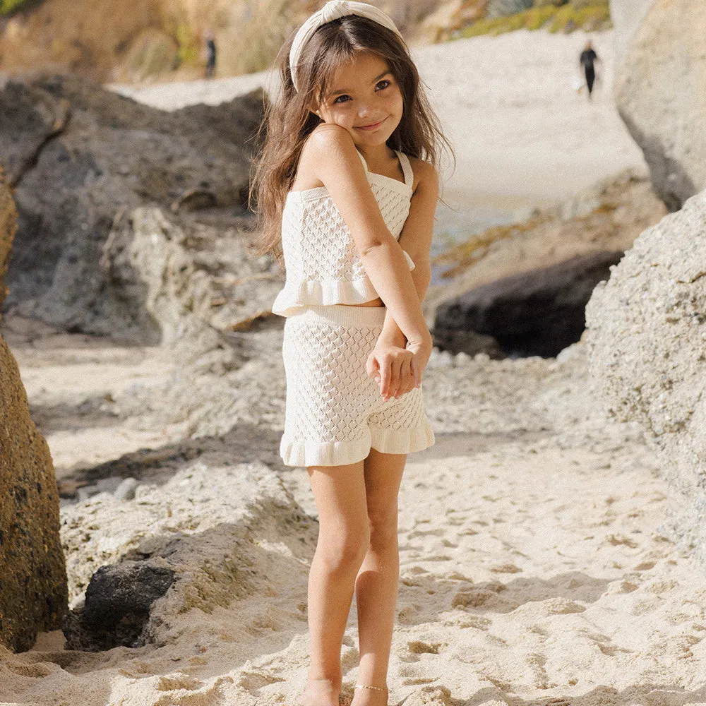 Crochet Tank Set | Ivory