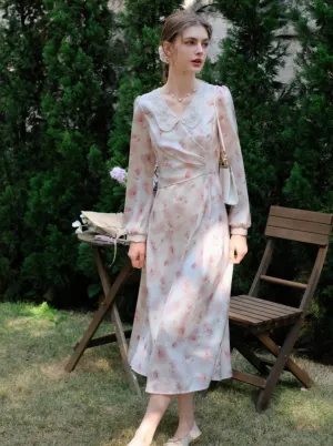 Dress Flower Retro Sweet Girly