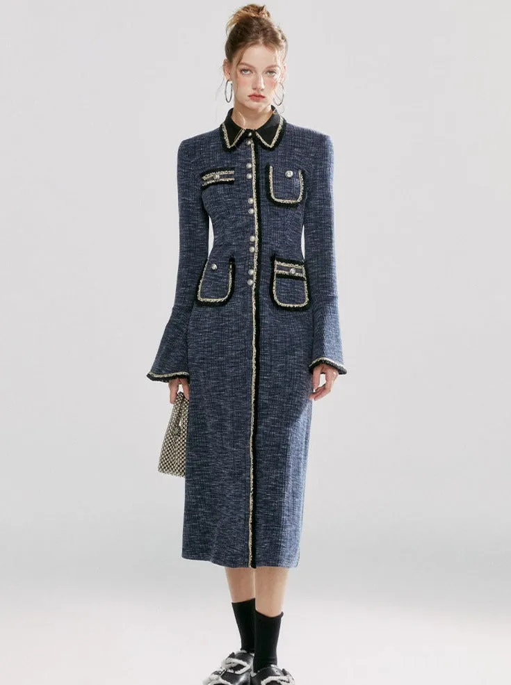 Dress Slim Retro Elegant
