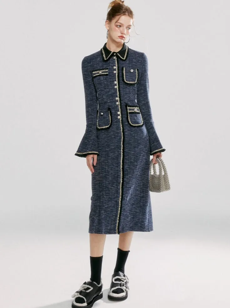 Dress Slim Retro Elegant