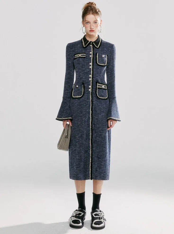 Dress Slim Retro Elegant