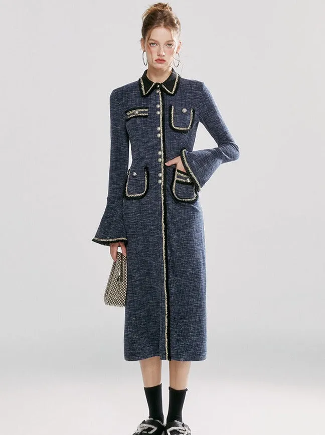 Dress Slim Retro Elegant