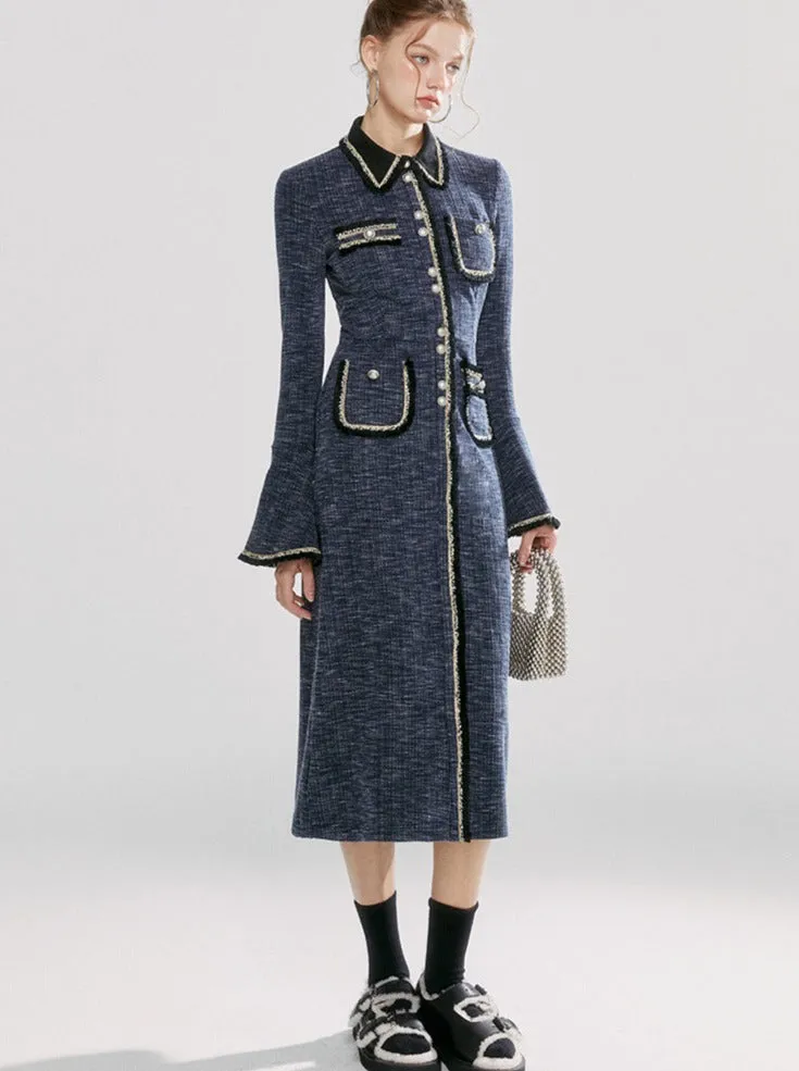 Dress Slim Retro Elegant