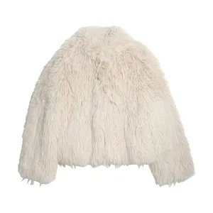 Pre Order:  Faux Sheepskin Fur Short Coat