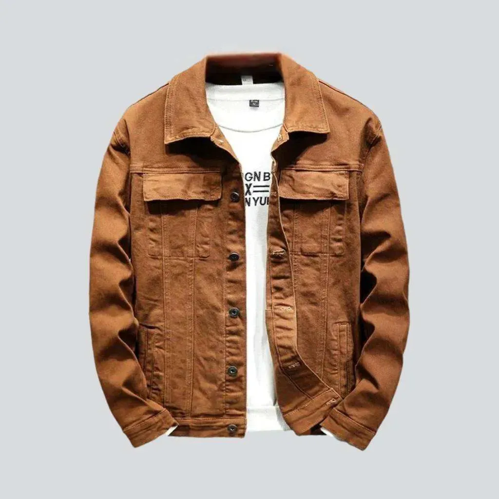 Regular men's denim jacket